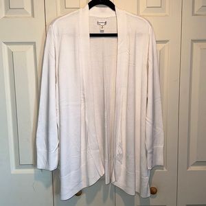 White Croft & Barrow sweater jacket